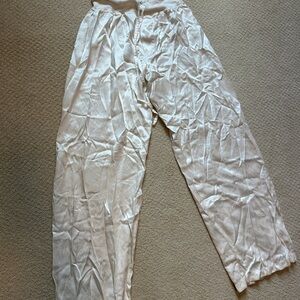 PJ HARLOW Jolie Pajama Pants in Pearl XS
